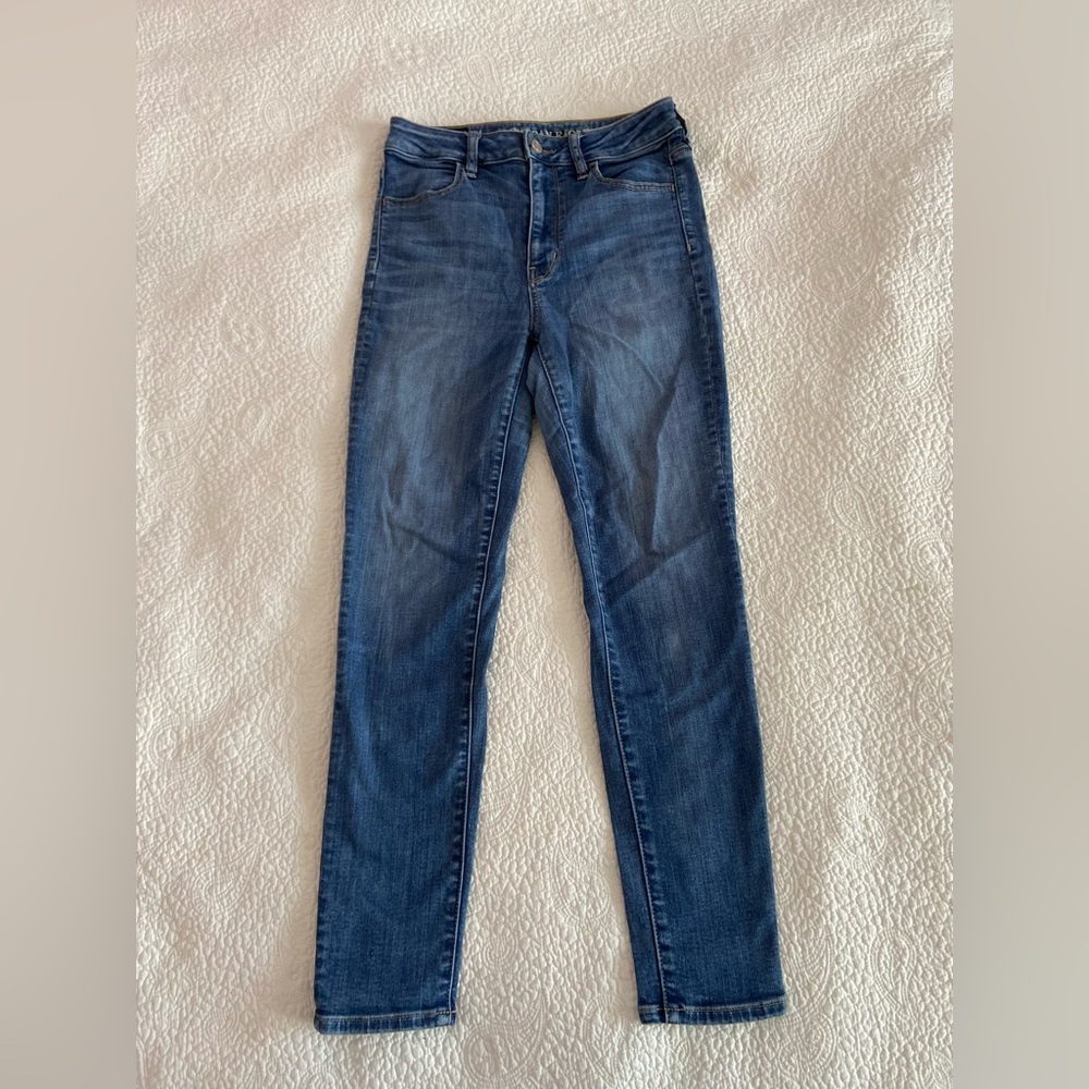 American eagle jeans size 6 short super hi-rise jegging